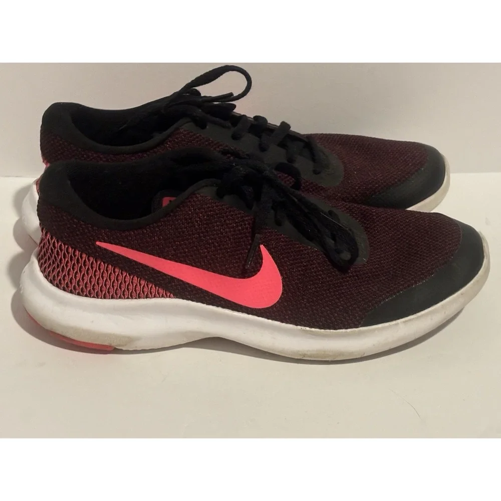 Nike Flex Women's Experience RN 7.5 Shoes Black Pink Sneakers Shoes Running Walk